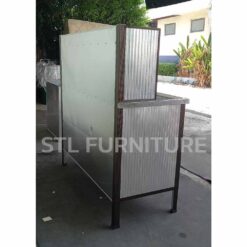 ด้านหลัง ตู้ซิงค์ล้างจาน 130 cm สีชา 2 อ่าง