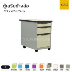 ตู้เสริมเหล็ก มีล้อ