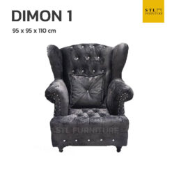 โซฟา 1 ที่นั่ง ทรงหลุยส์ รุ่น dimon