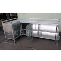 ภายใน ตู้วางเตาตัวแอล หน้ากระเบื้อง 120 cm + 50 cm