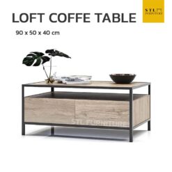 โต๊ะกลางโซฟา สไตล์ LOFT