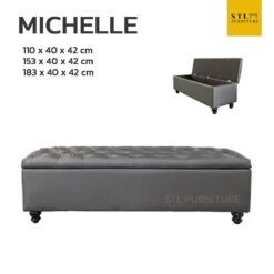 ม้านั่งเบาะยาว michelle