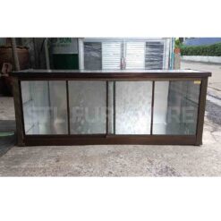 ตู้ลอย อลูมิเนียม บานเลื่อน 120 cm ด้านหน้า