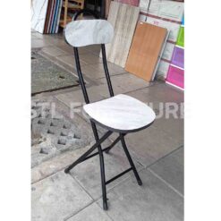 เก้าอี้พับอเนกประสงค์พกพา ลายหินอ่อน