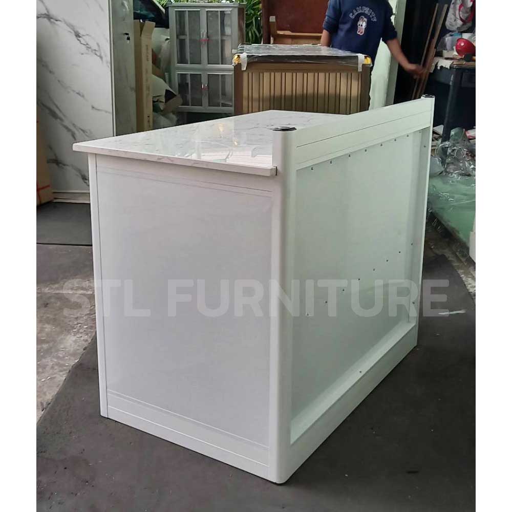 ตู้เคาน์เตอร์ครัวท็อปหินออ่อน สวยมากๆ ทนน้ำทนปลวก ด้านหลัง