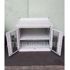 ตู้เคาน์เตอร์ครัวท็อปหินออ่อน สวยมากๆ ทนน้ำทนปลวก ภายใน