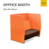 office booth ฉากกั้นออฟฟิศ พร้อมโซฟา 2 ที่นั่ง partition