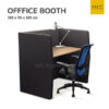 office booth ฉากกั้นออฟฟิศ พร้อมโต๊ะทำงาน