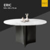 โต๊ะกินข้าว LUXURY ท็อปหินแท้ รุ่น ERIC