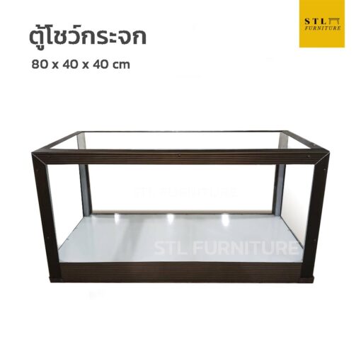 ตู้โชว์กระจก 80x40x40cm
