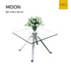 โต๊ะกลางโซฟากระจก รุ่น Moon