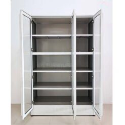 ตู้กระจกอลูมิเนียม 120 cm รุ่น modish ภายใน