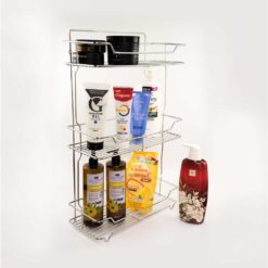 ชั้นสแตนเลสติดผนัง ในห้องน้ำ2