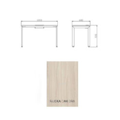 โต๊ะทำงานออฟฟิศ Minimal รุ่น T21