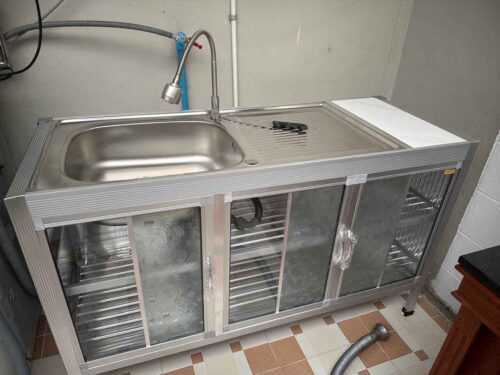 ตู้ซิงค์ล้างจาน 130 cm photo review