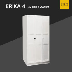 ตู้เสื้อผ้า ERIKa 120 cm สีขาวมินิมอล walk in closet