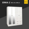 ตู้เสื้อผ้า ERIKa 180 cm สีขาวมินิมอล walk in closet