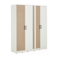 ตู้เสื้อผ้าในชุดห้องนอน CAROL 5 ฟุต 6 ฟุต