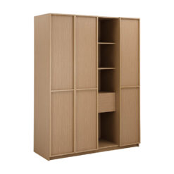 ตู้เสื้อผ้าในชุดห้องนอน KYOTO 5 ฟุต 6 ฟุต