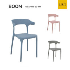 เก้าอี้ทานข้าว พลาสติก รุ่น Boom