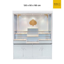 ตู้พระ minimal 120 cm ไฟ 3 ดวง