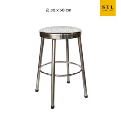 เก้าอี้สแตนเลส 30 cm 1 ห่วง เกรด 201