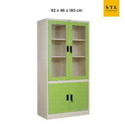 ตู้เอกสารเหล็กบานเปิด 3 ฟุต บนสูง ล่างเตี้ย